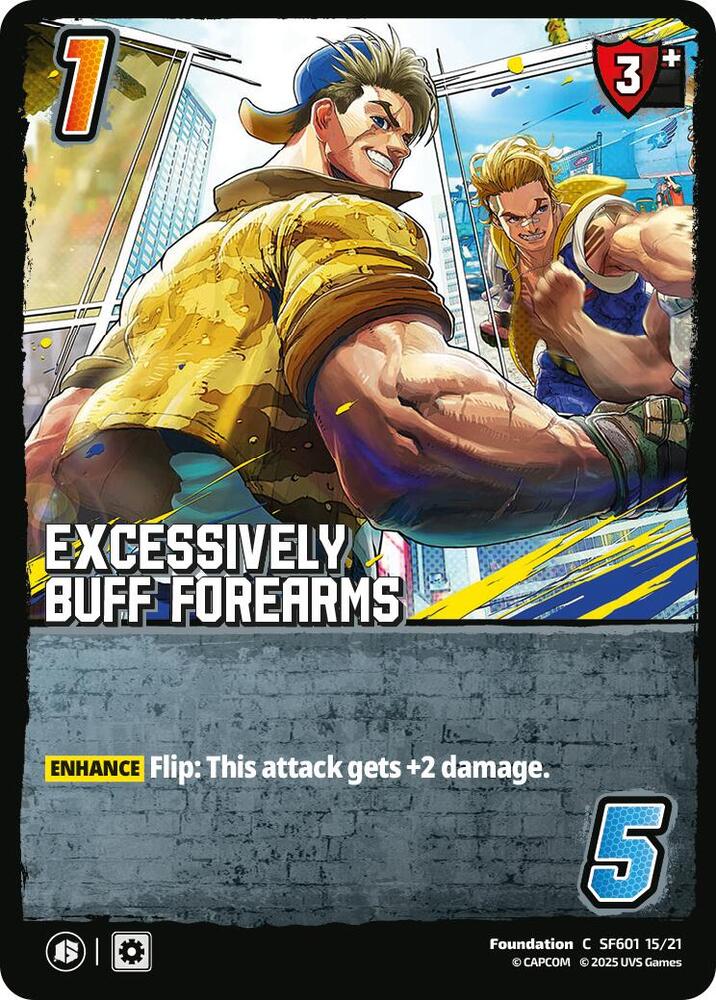 Excessively Buff Forearms - Challenger Series: Street Fighter 6 (SF6) (Foil)