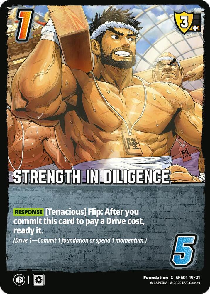 Strength in Diligence - Challenger Series: Street Fighter 6 (SF6) (Foil)
