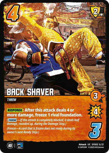 Back Shaver - Challenger Series: Street Fighter 6 (SF6) (Foil)