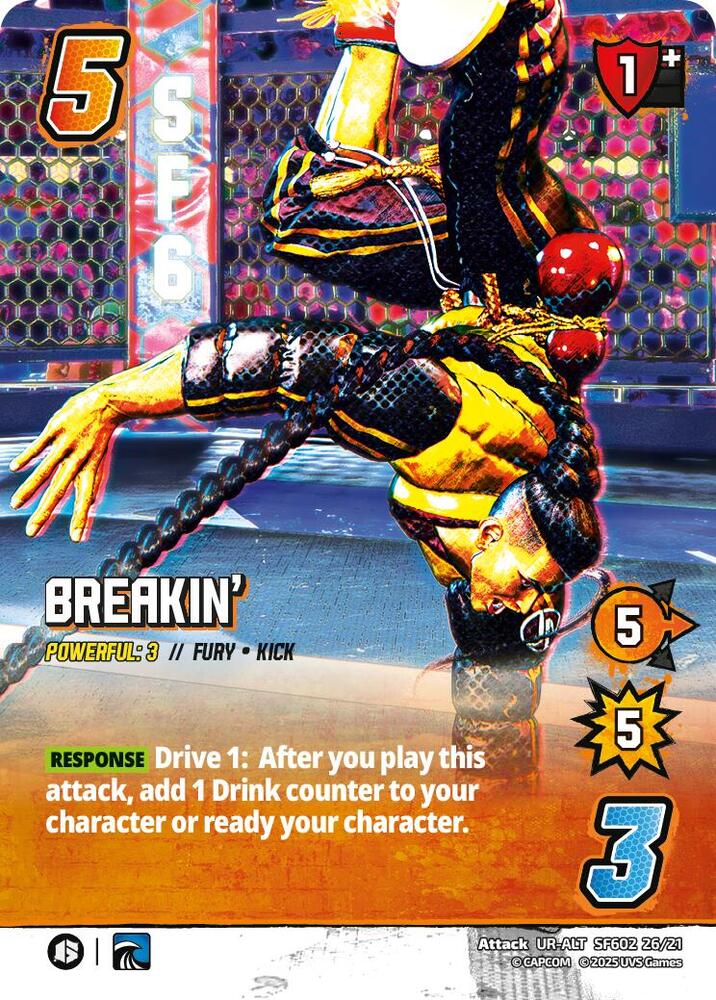 Breakin' (Alternate Art) - Challenger Series: Street Fighter 6 (SF6)