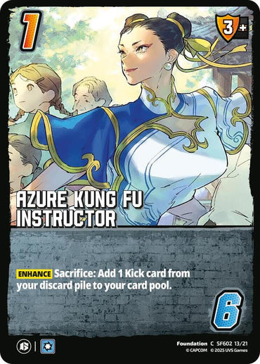 Azure Kung Fu Instructor - Challenger Series: Street Fighter 6 (SF6) (Foil)
