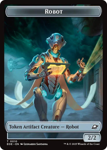 Robot // Lander (0007) Double-Sided Token [Edge of Eternities Tokens]