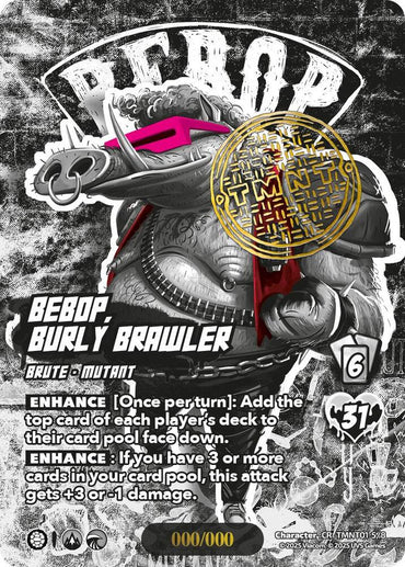 Bebop, Burly Brawler (Serial Numbered) - Teenage Mutant Ninja Turtles (TMNT) #3