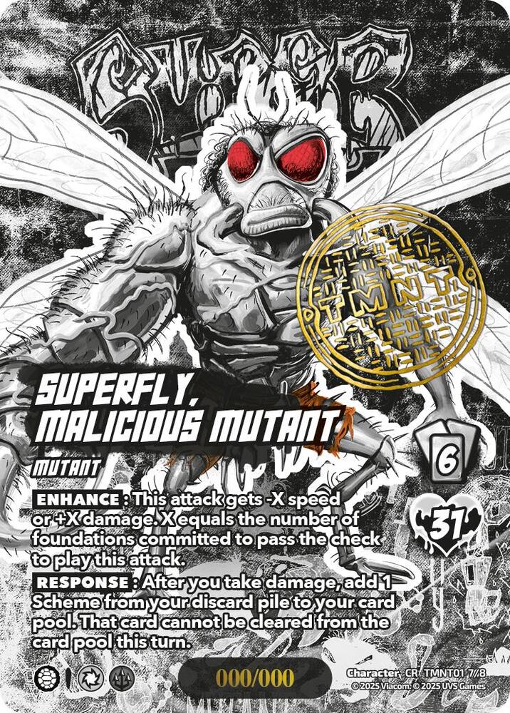 Superfly, Malicious Mutant (Serial Numbered) - Teenage Mutant Ninja Turtles (TMNT) #68