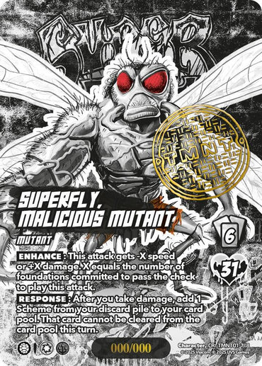 Superfly, Malicious Mutant (Serial Numbered) - Teenage Mutant Ninja Turtles (TMNT) #68
