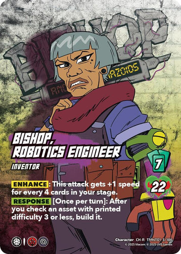 Bishop, Robotics Engineer - Teenage Mutant Ninja Turtles (TMNT)