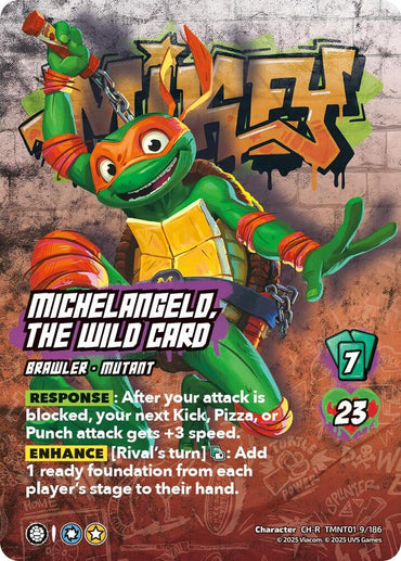 Michelangelo, the Wild Card - Teenage Mutant Ninja Turtles (TMNT)