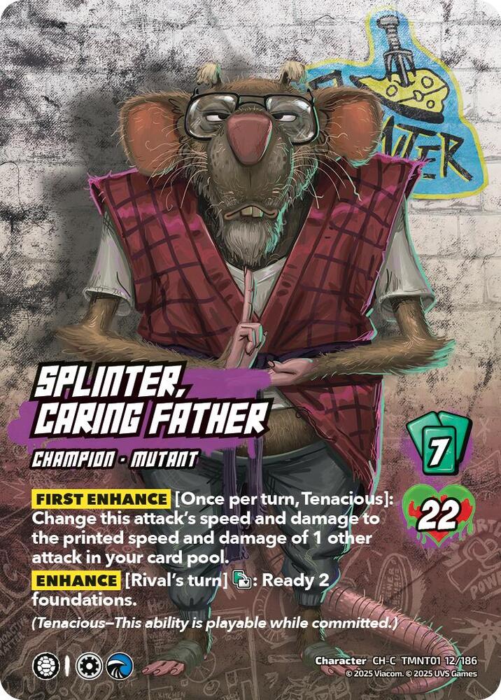 Splinter, Caring Father - Teenage Mutant Ninja Turtles (TMNT)