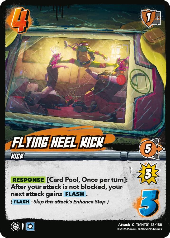 Flying Heel Kick - Teenage Mutant Ninja Turtles (TMNT)