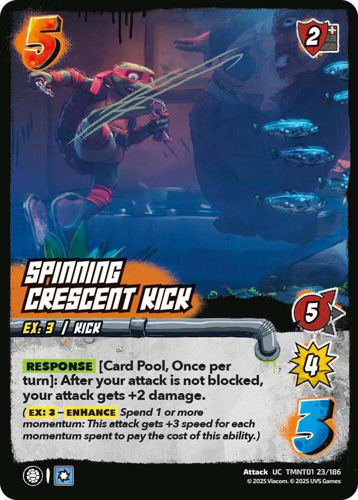 Spinning Crescent Kick - Teenage Mutant Ninja Turtles (TMNT)
