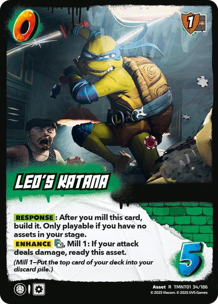Leo's Katana - Teenage Mutant Ninja Turtles (TMNT)
