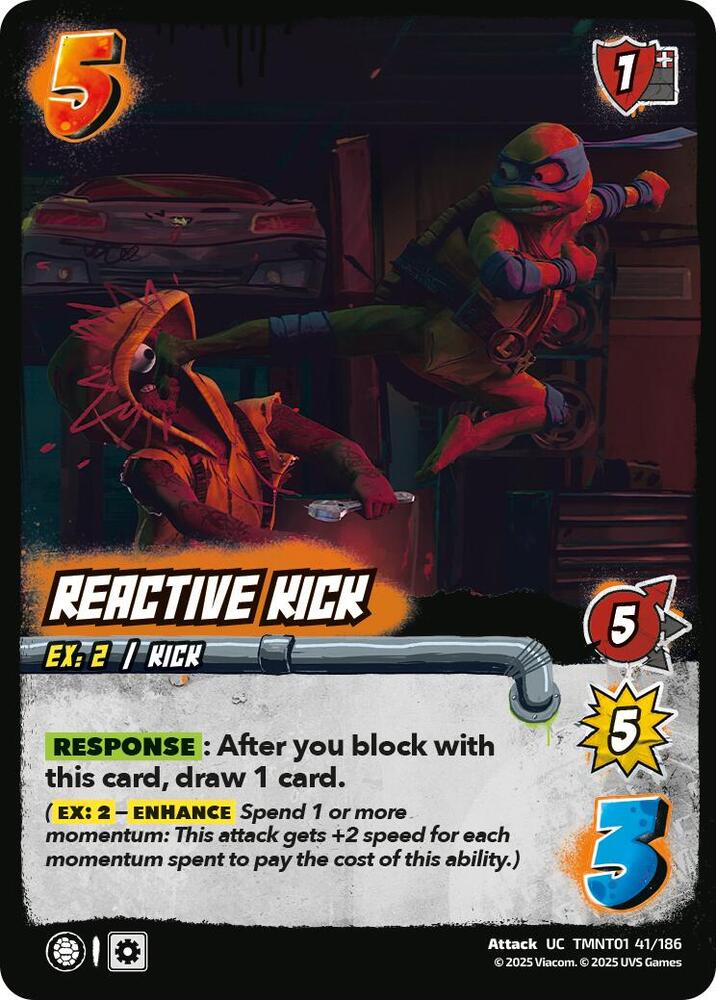 Reactive Kick - Teenage Mutant Ninja Turtles (TMNT)