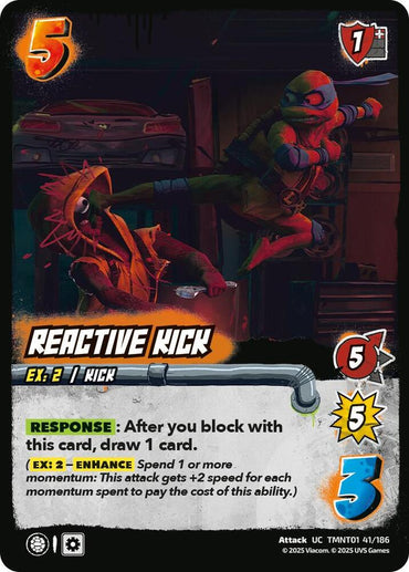Reactive Kick - Teenage Mutant Ninja Turtles (TMNT)