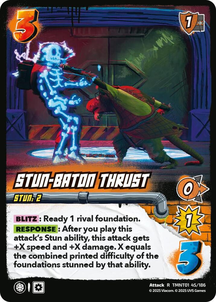 Stun-Baton Thrust - Teenage Mutant Ninja Turtles (TMNT)