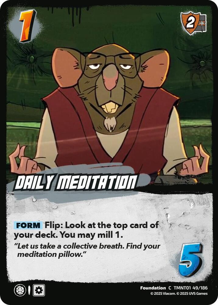 Daily Meditation - Teenage Mutant Ninja Turtles (TMNT)
