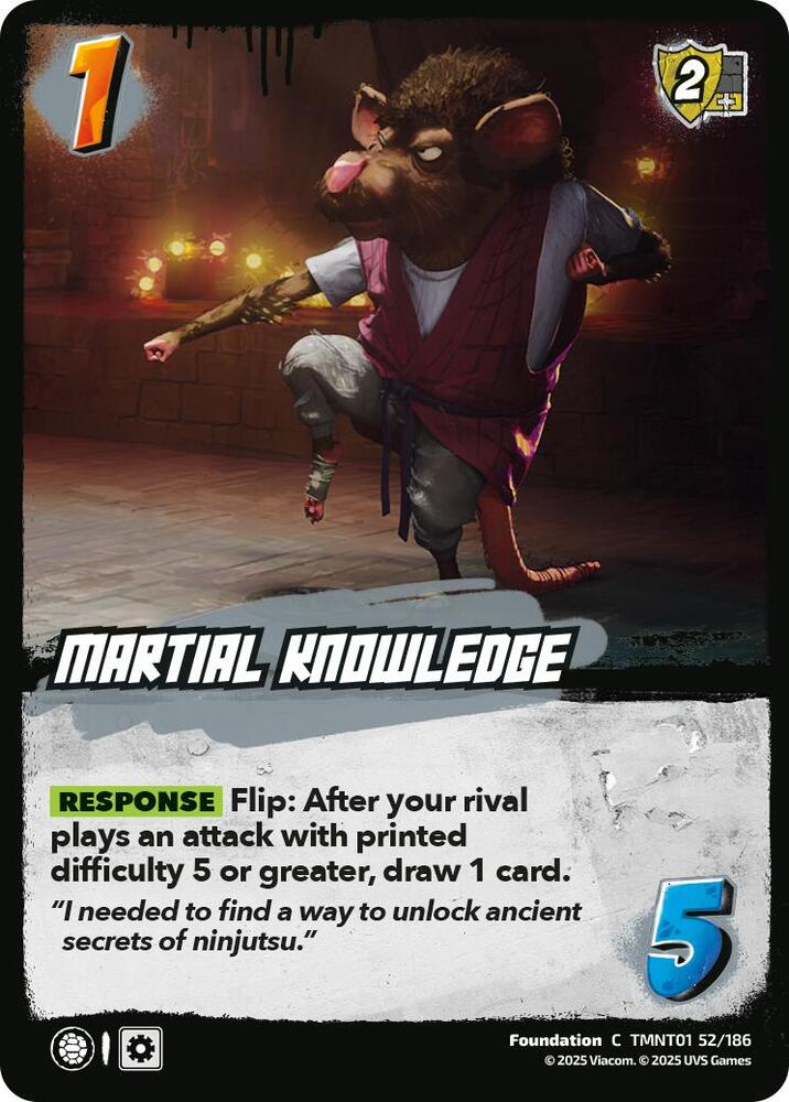 Martial Knowledge - Teenage Mutant Ninja Turtles (TMNT)