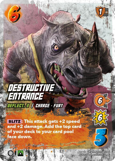 Destructive Entrance - Teenage Mutant Ninja Turtles (TMNT)