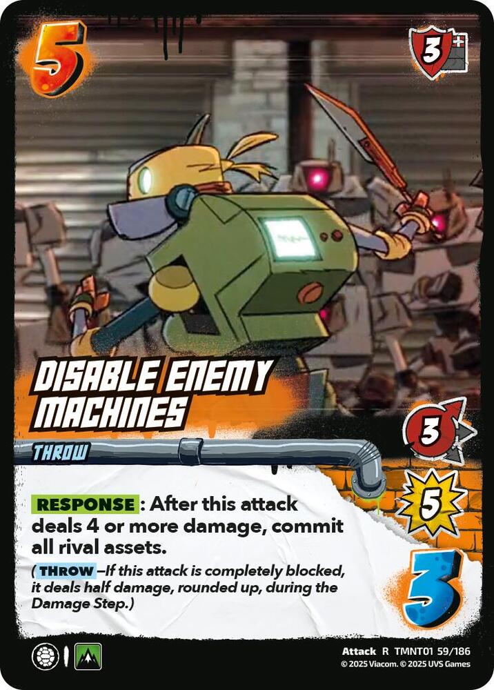 Disable Enemy Machines - Teenage Mutant Ninja Turtles (TMNT)