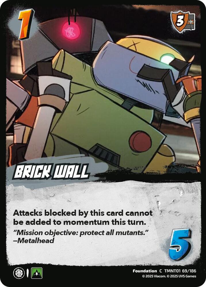 Brick Wall - Teenage Mutant Ninja Turtles (TMNT)