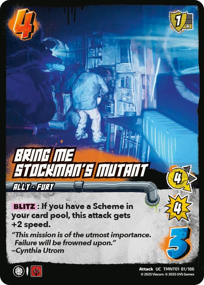 Bring Me Stockman's Mutant - Teenage Mutant Ninja Turtles (TMNT)