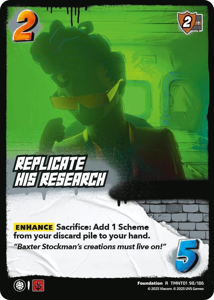 Replicate His Research - Teenage Mutant Ninja Turtles (TMNT)