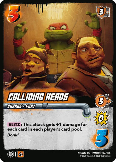 Colliding Heads - Teenage Mutant Ninja Turtles (TMNT)