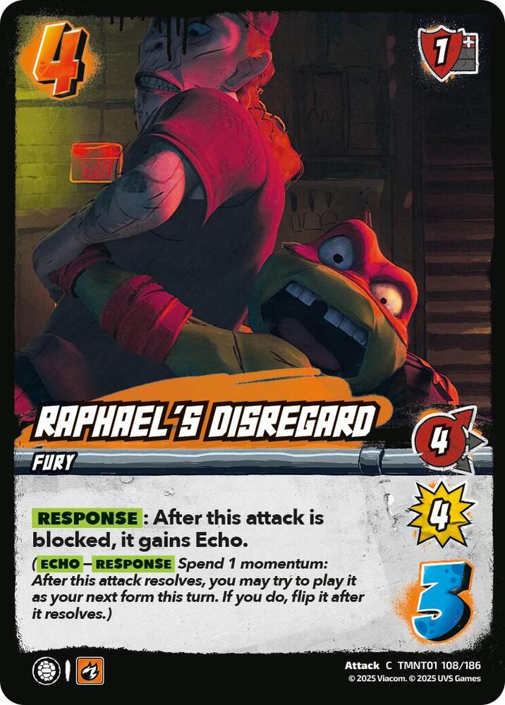 Raphael's Disregard - Teenage Mutant Ninja Turtles (TMNT)