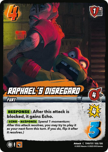 Raphael's Disregard - Teenage Mutant Ninja Turtles (TMNT)