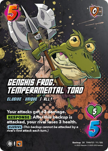 Genghis Frog, Temperamental Toad - Teenage Mutant Ninja Turtles (TMNT)
