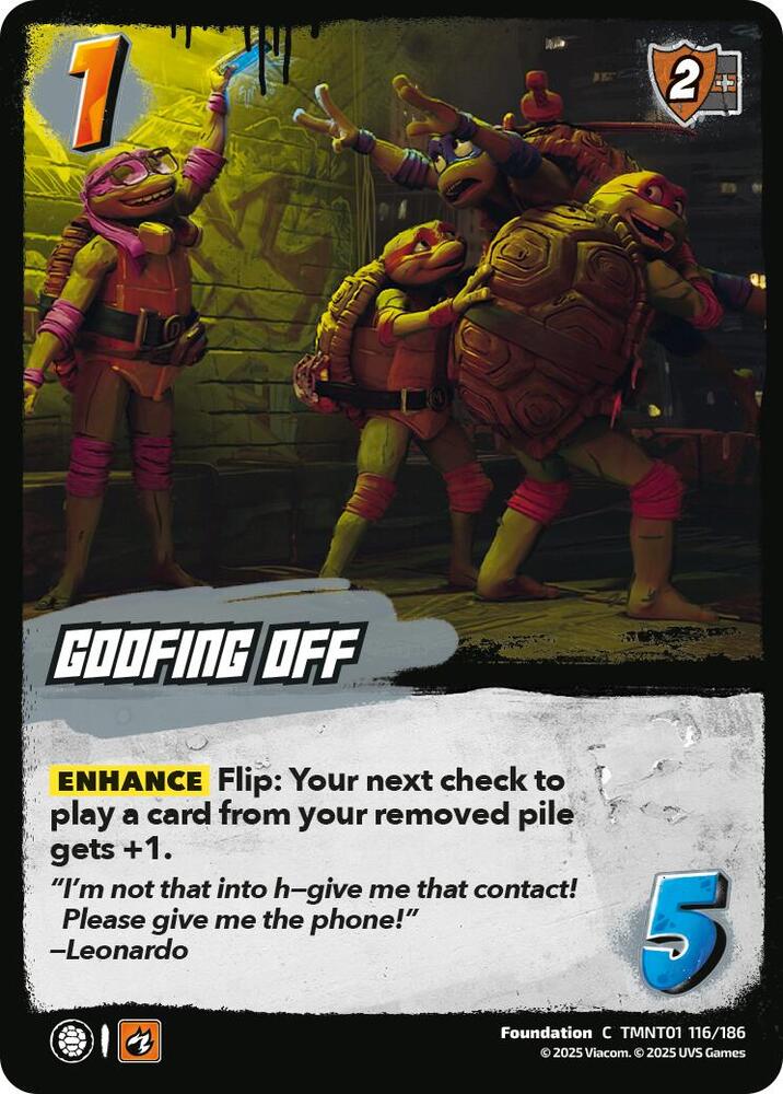 Goofing Off - Teenage Mutant Ninja Turtles (TMNT)