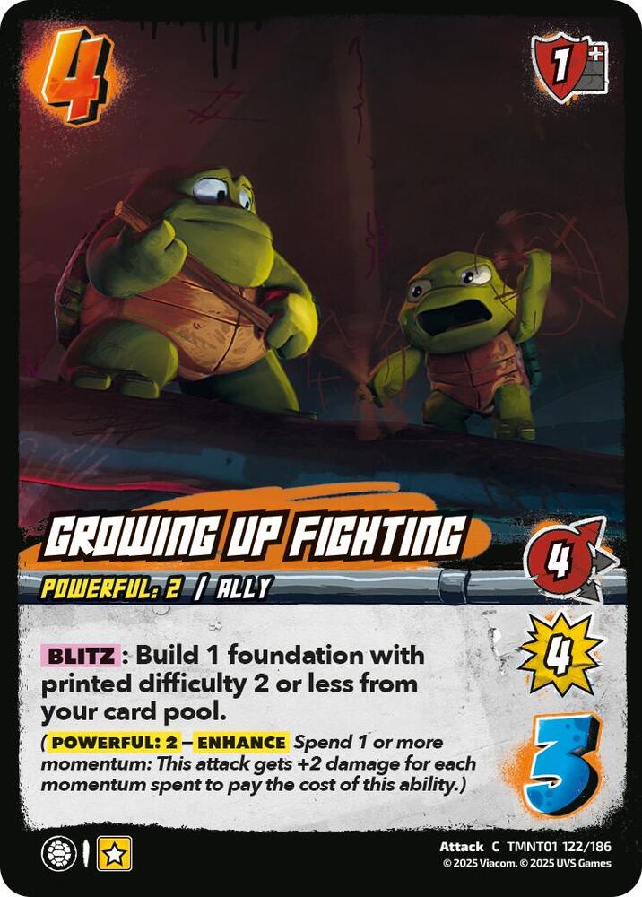 Growing Up Fighting - Teenage Mutant Ninja Turtles (TMNT)