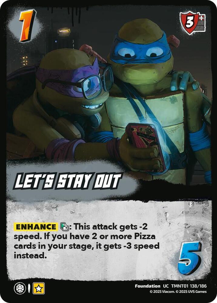Let's Stay Out - Teenage Mutant Ninja Turtles (TMNT)
