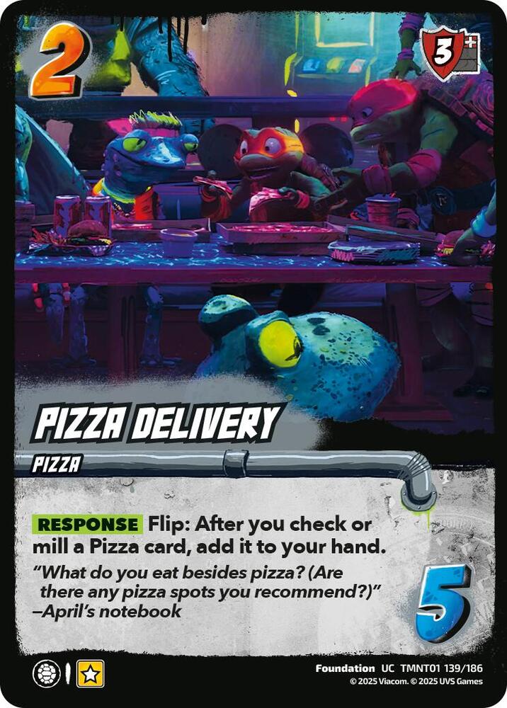 Pizza Delivery - Teenage Mutant Ninja Turtles (TMNT)