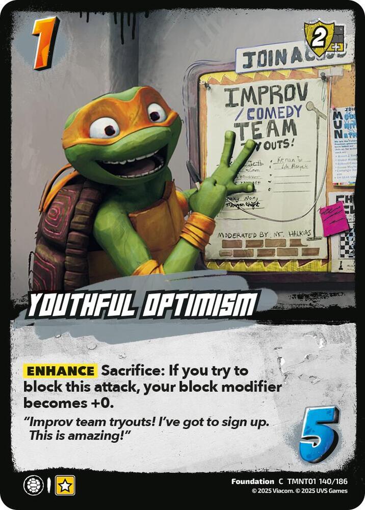 Youthful Optimism - Teenage Mutant Ninja Turtles (TMNT)