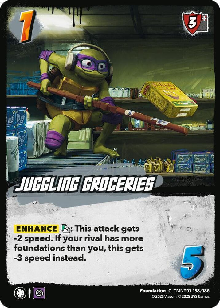 Juggling Groceries - Teenage Mutant Ninja Turtles (TMNT)