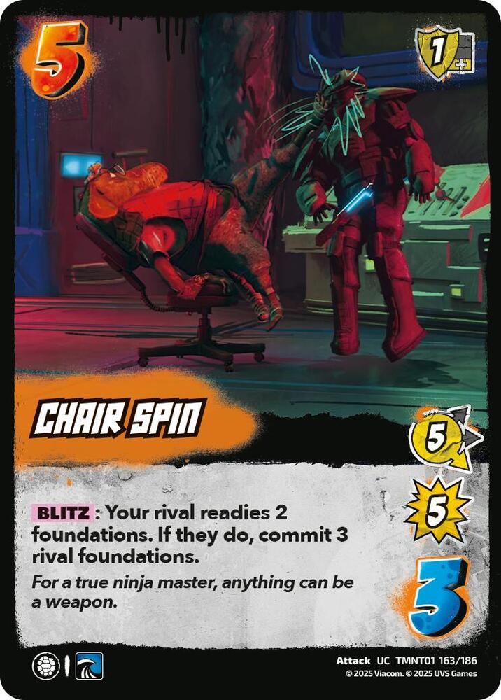 Chair Spin - Teenage Mutant Ninja Turtles (TMNT)