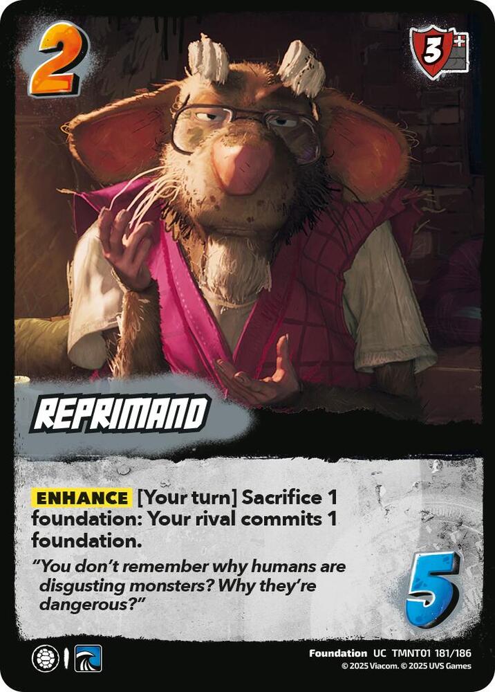 Reprimand - Teenage Mutant Ninja Turtles (TMNT)