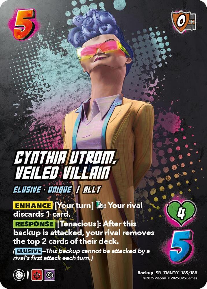 Cynthia Utrom, Veiled Villain - Teenage Mutant Ninja Turtles (TMNT)