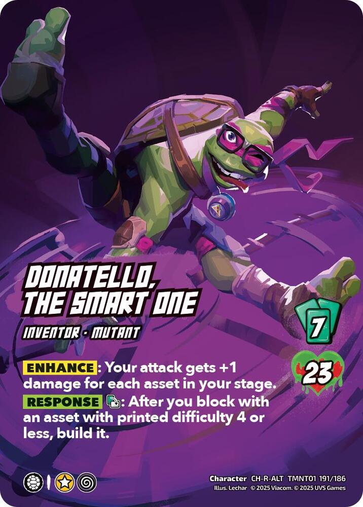 Donatello, the Smart One (Alternate Art) (191) - Teenage Mutant Ninja Turtles (TMNT)