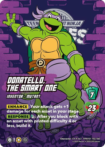 Donatello, the Smart One (Alternate Art) (192) - Teenage Mutant Ninja Turtles (TMNT)
