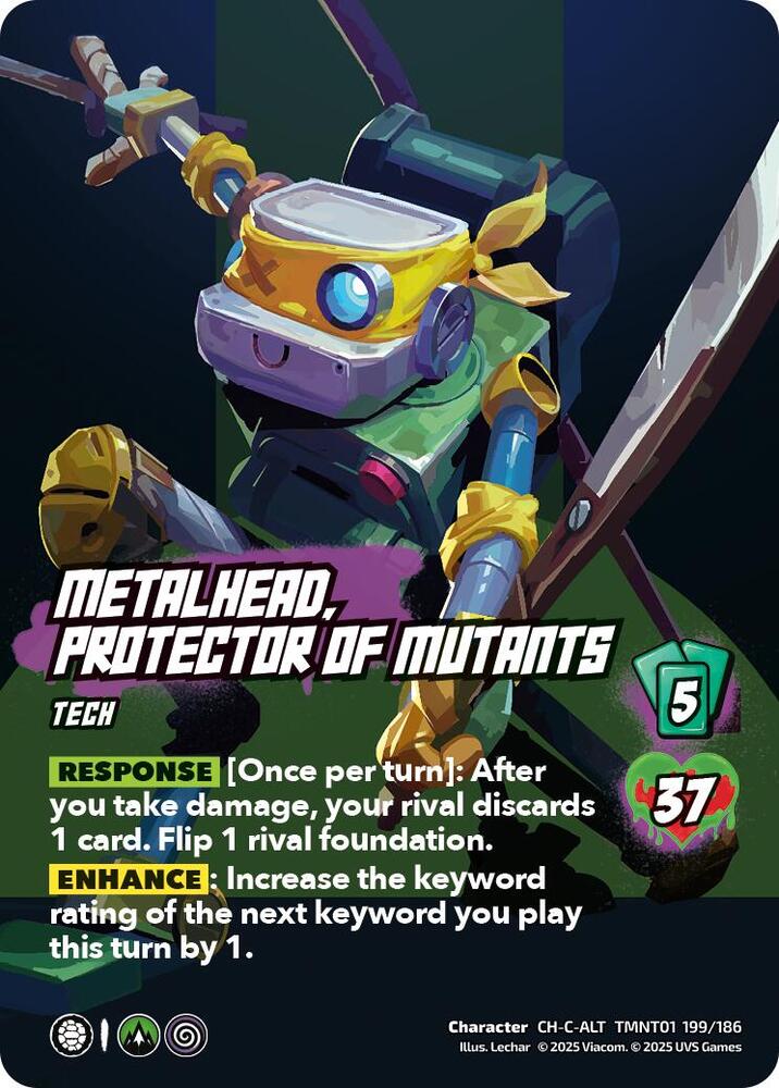 Metalhead, Protector of Mutants (Alternate Art) - Teenage Mutant Ninja Turtles (TMNT)