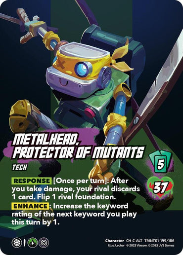 Metalhead, Protector of Mutants (Alternate Art) - Teenage Mutant Ninja Turtles (TMNT)