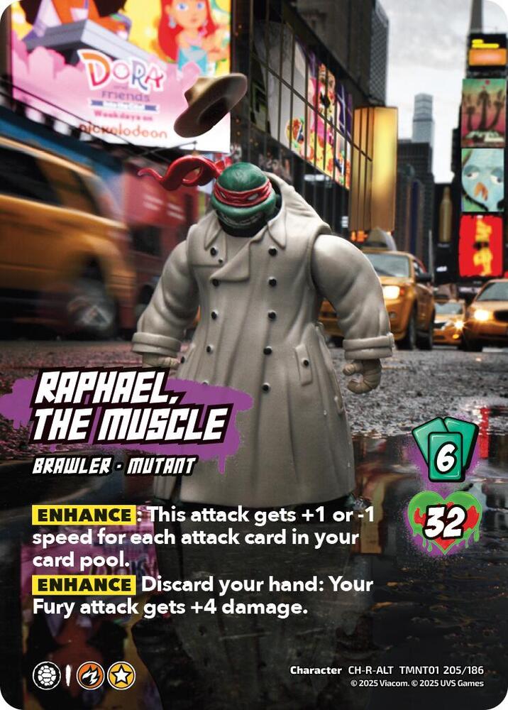 Raphael, the Muscle (Alternate Art) (205) - Teenage Mutant Ninja Turtles (TMNT)
