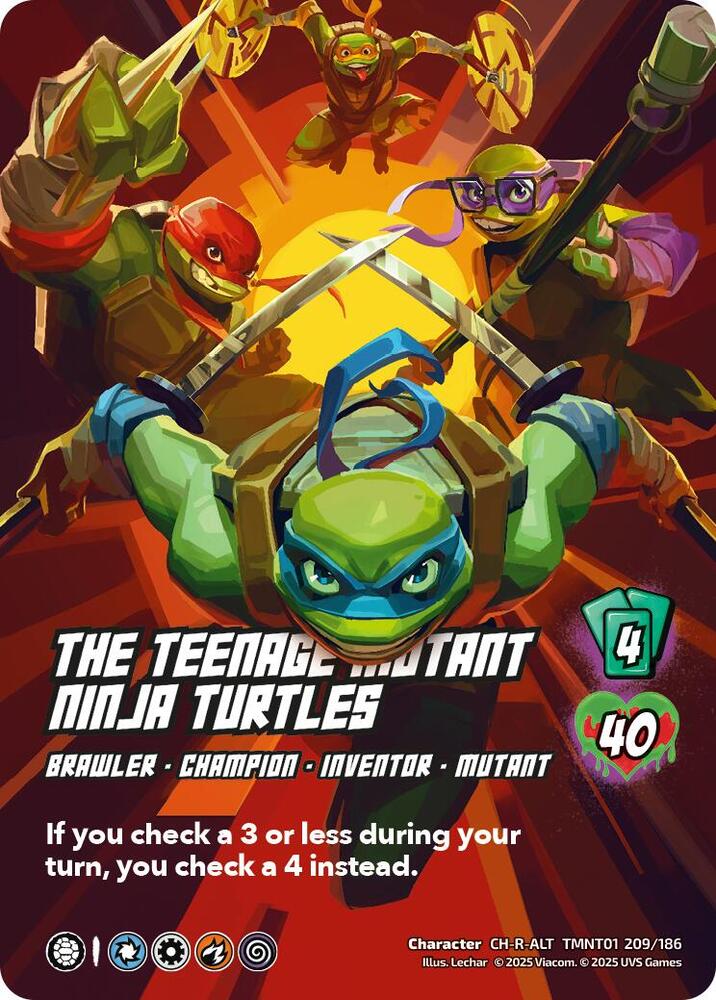 The Teenage Mutant Ninja Turtles (Alternate Art) (209) - Teenage Mutant Ninja Turtles (TMNT)