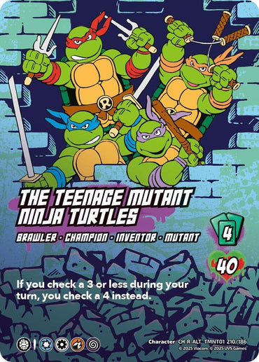 The Teenage Mutant Ninja Turtles (Alternate Art) (210) - Teenage Mutant Ninja Turtles (TMNT)