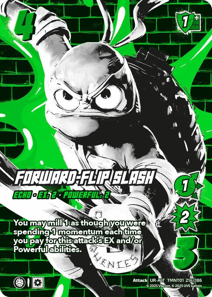 Forward-Flip Slash (Alternate Art) - Teenage Mutant Ninja Turtles (TMNT)