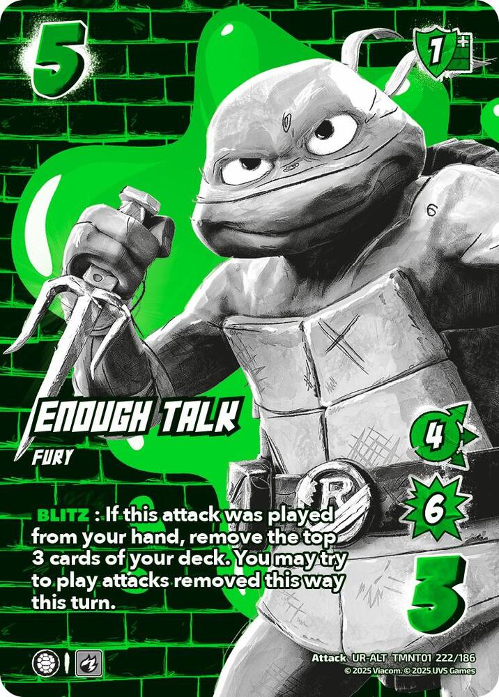 Enough Talk (Alternate Art) - Teenage Mutant Ninja Turtles (TMNT)