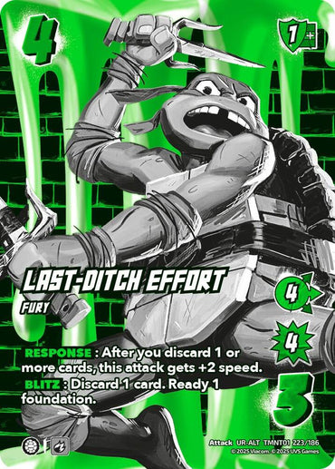 Last-Ditch Effort (Alternate Art) - Teenage Mutant Ninja Turtles (TMNT)
