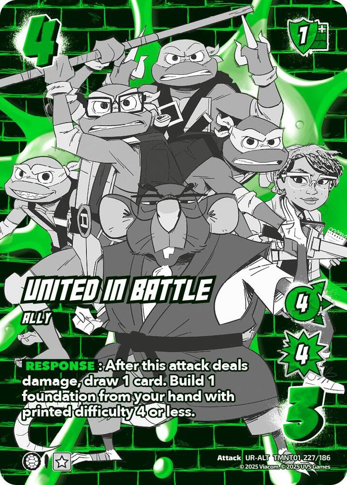 United in Battle (Alternate Art) - Teenage Mutant Ninja Turtles (TMNT)