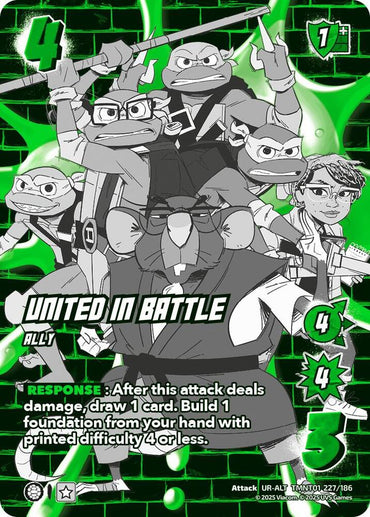 United in Battle (Alternate Art) - Teenage Mutant Ninja Turtles (TMNT)